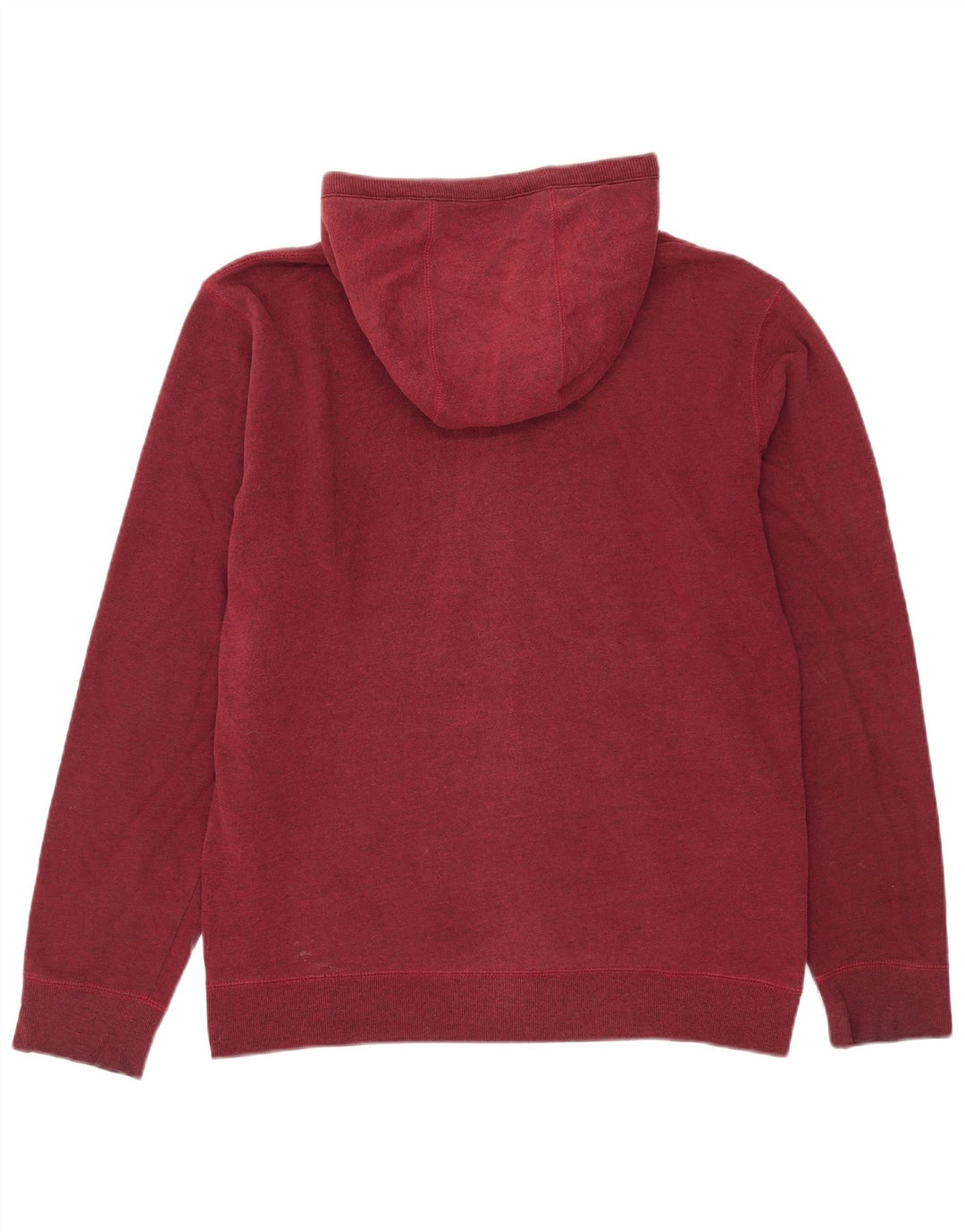 Vans Mens Graphic Zip Hoodie Sweater Medium Burgundy Cotton