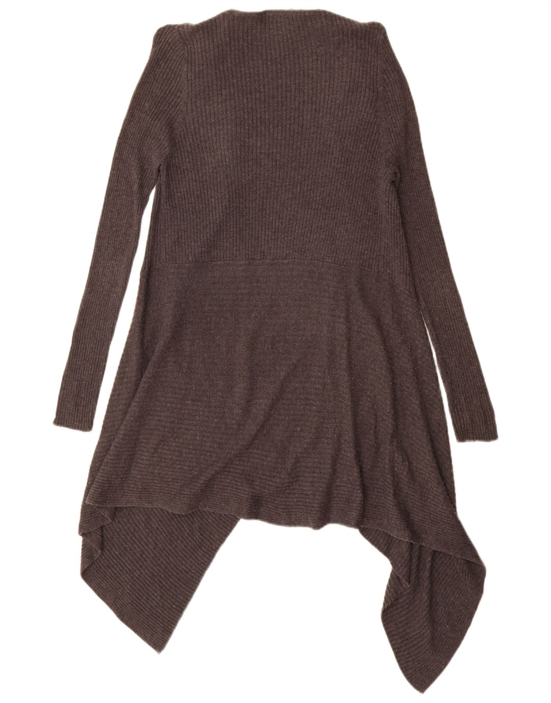 Marks & Spencer Pull cardigan asymétrique pour femme UK 14 Large Gris