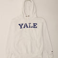 CHAMPION Mens Graphic Hoodie Jumper Medium White Cotton Vintage Champion and Second-Hand Champion from Messina Hembry 