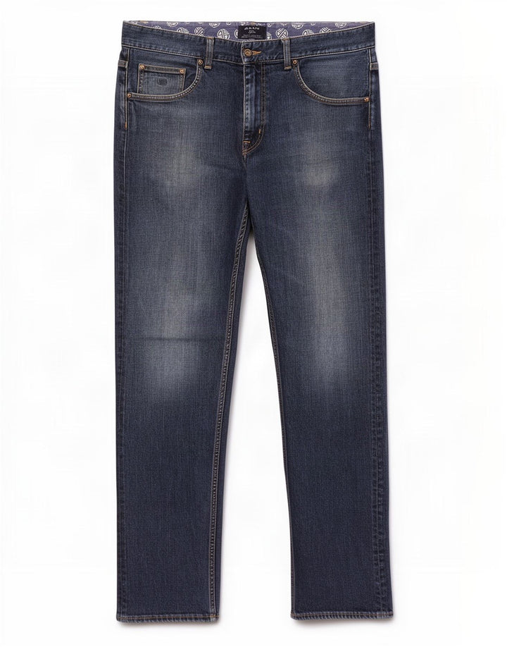 Gant Mens Regular Straight Jeans W34 L32 Blue Cotton