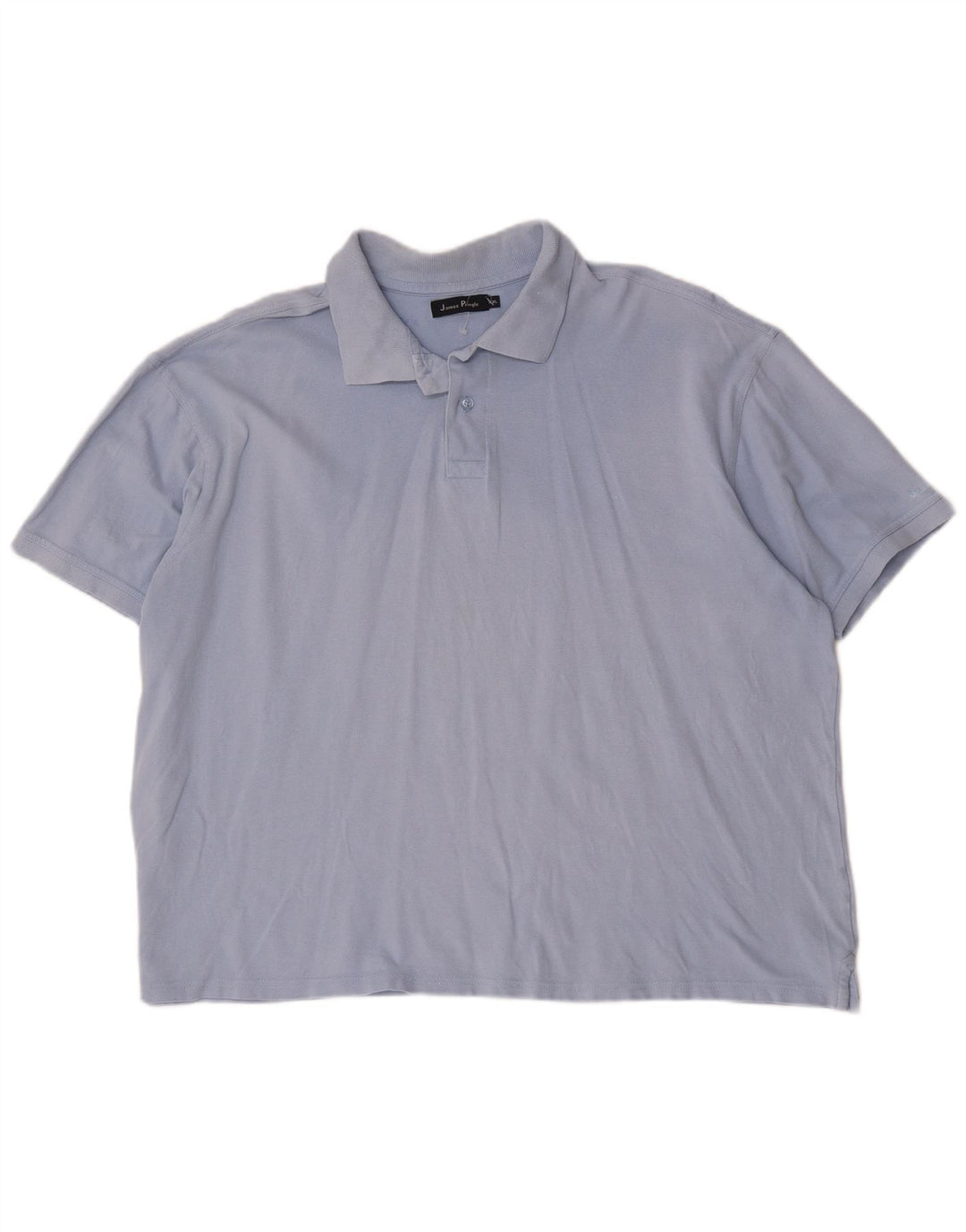 James Pringle Mens Polo Shirt 2XL Blue Cotton
