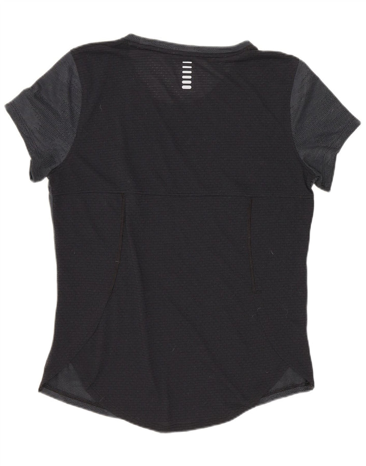 UNDER ARMOUR Dame T-Shirt Top UK 10 Lille Grå