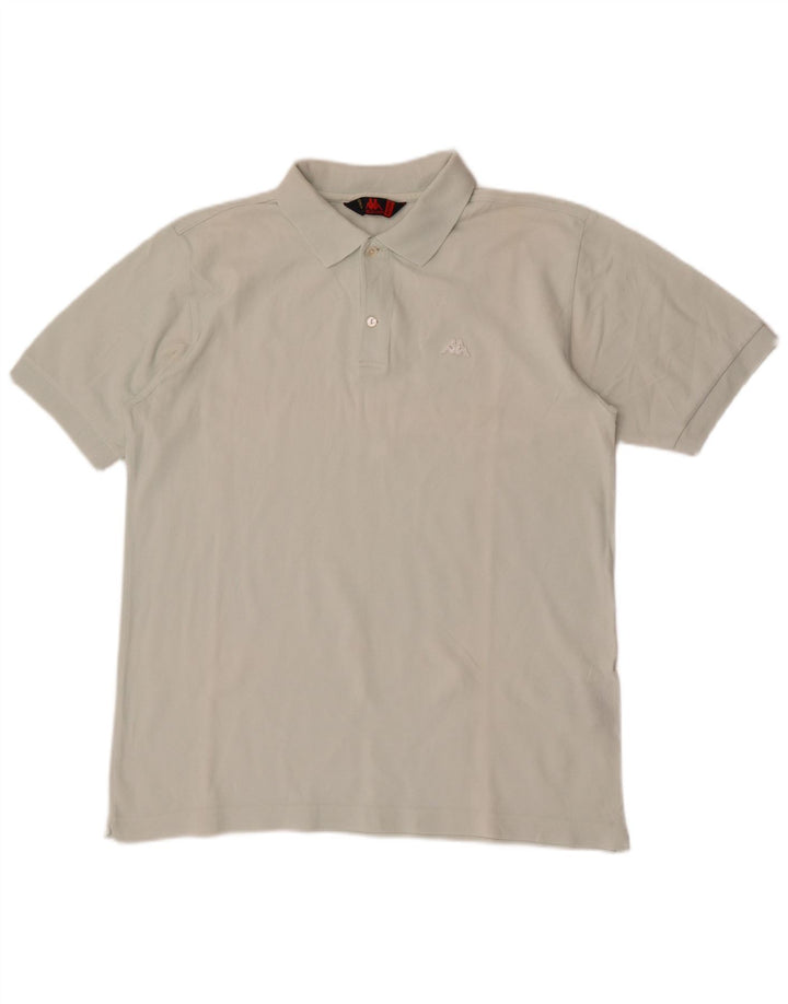 Kappa herre poloshirt Medium blå bomuld