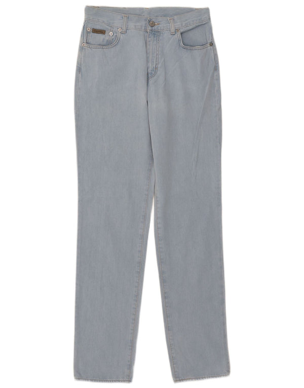 Jeans dritti da donna Calvin Klein W30 L32 cotone blu