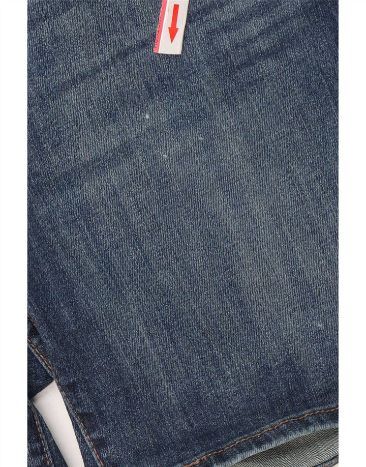 Женские джинсовые шорты Levi's W28, хлопковые, среднего синего цвета
