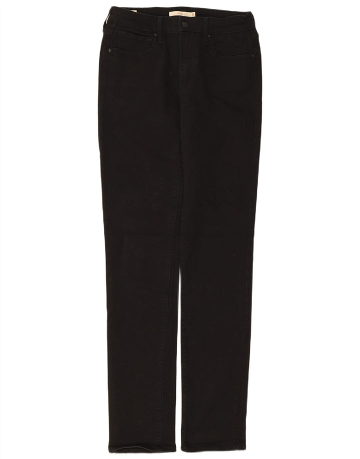 Levi's Dame 710 Slim Jeans W30 L34 Sort Bomuld