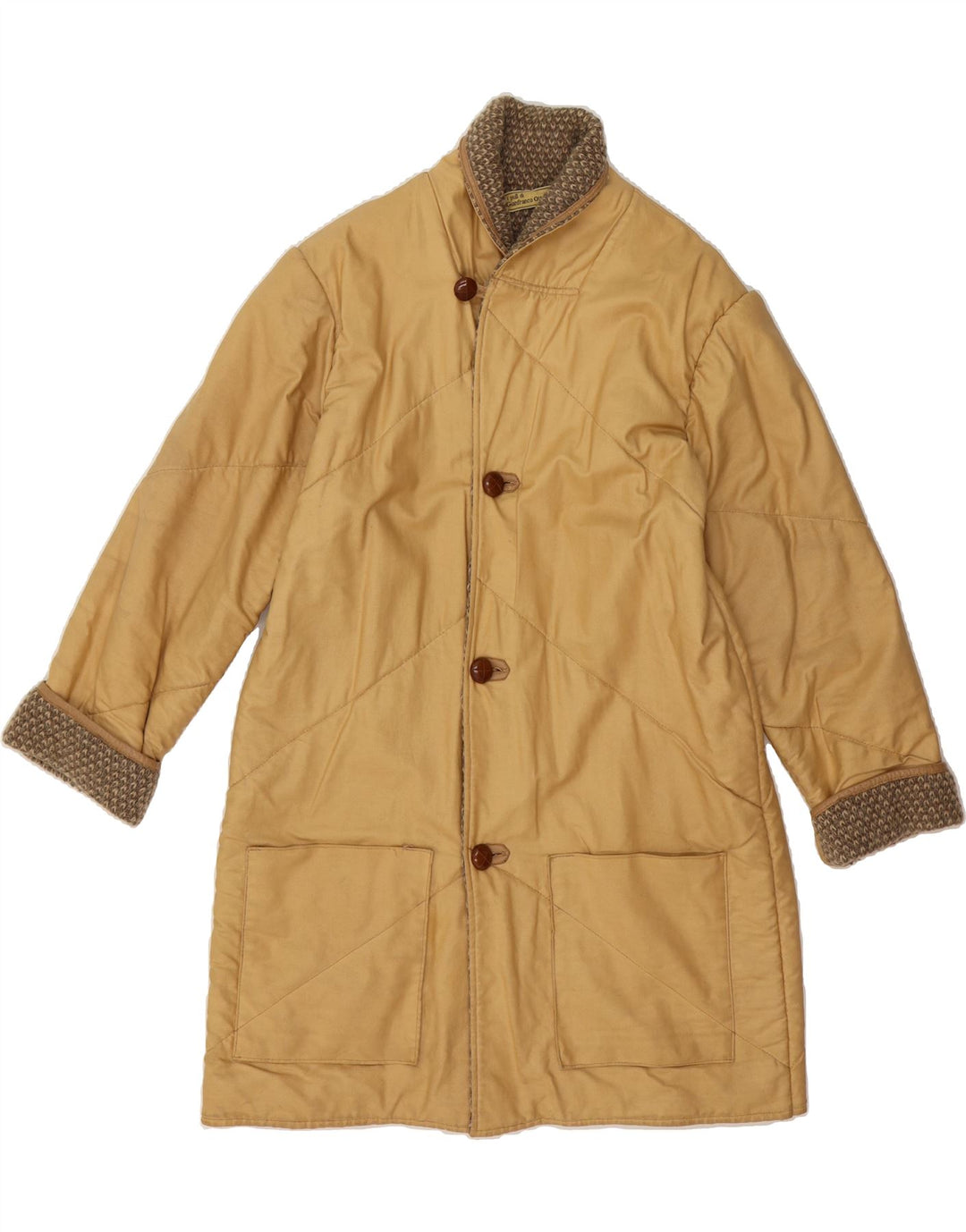 GIANFRANCO OTTAVIANI Mens Windbreaker Coat UK 36 Small Brown Vintage Gianfranco Ottaviani and Second-Hand Gianfranco Ottaviani from Messina Hembry 