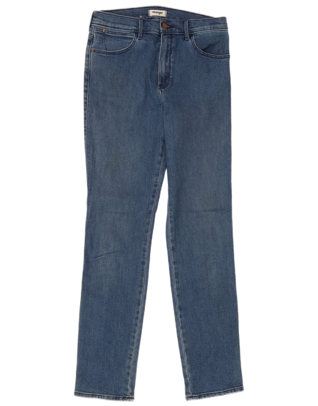 Wrangler Womens Slim Jeans W29 L32 Blue Cotton