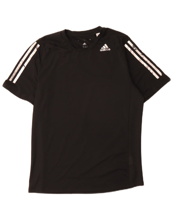 Tricou Adidas Climacool pentru bărbați Top mic poliester negru