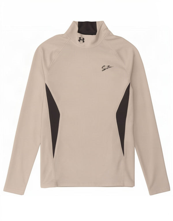 Under Armour muška majica Cold Gear s dugim rukavima, mala bijela boja