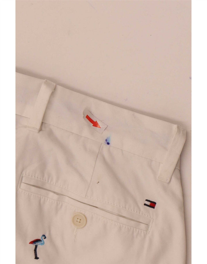Мужские шорты чинос с рисунком Tommy Hilfiger W31 средние белые