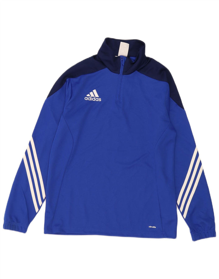 Adidas Boys Climalite Pullover Træningsdragt Top 13-14 år XL Blå