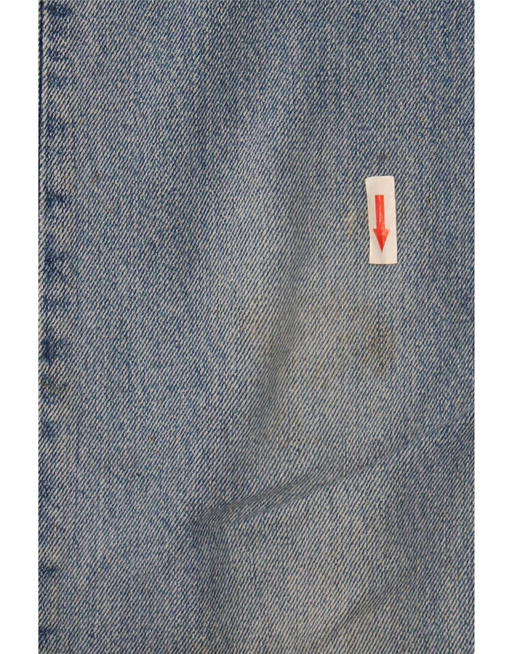 Calvin Klein Mens Straight Jeans W30 L29 Blue Cotton