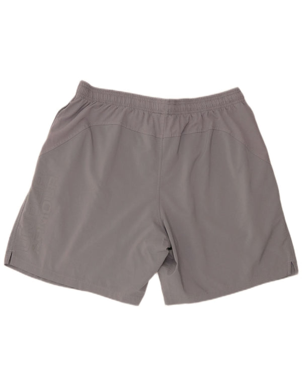 Under Armour Herre grafiske sportsshorts XL Grå