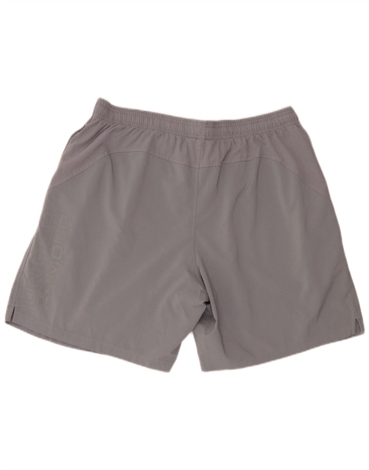 Under Armour Herre grafiske sportsshorts XL Grå