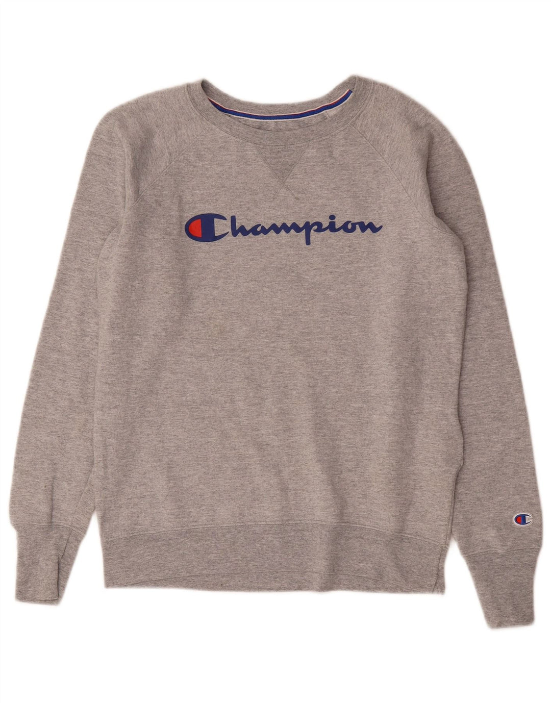 Champion Herren-Sweatshirt mit Grafik, Größe S, Grau, Baumwolle