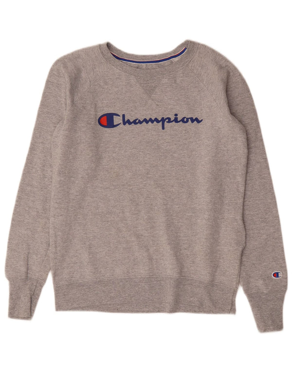 Champion Herren-Sweatshirt mit Grafik, Größe S, Grau, Baumwolle