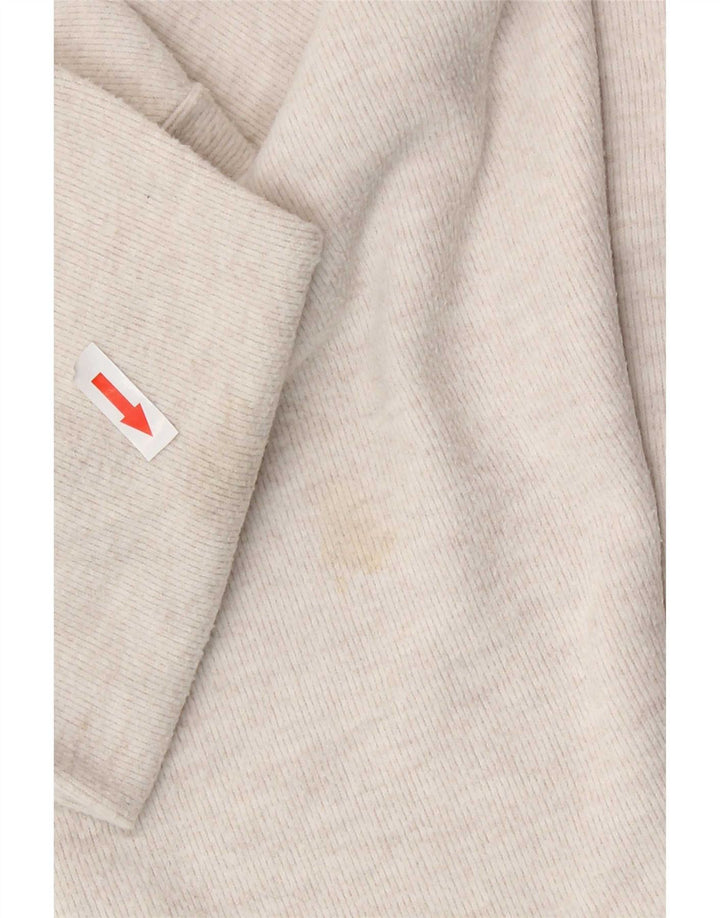 Damski top oversize z długim rękawem Zara UK 16, duży w kolorze złamanej bieli