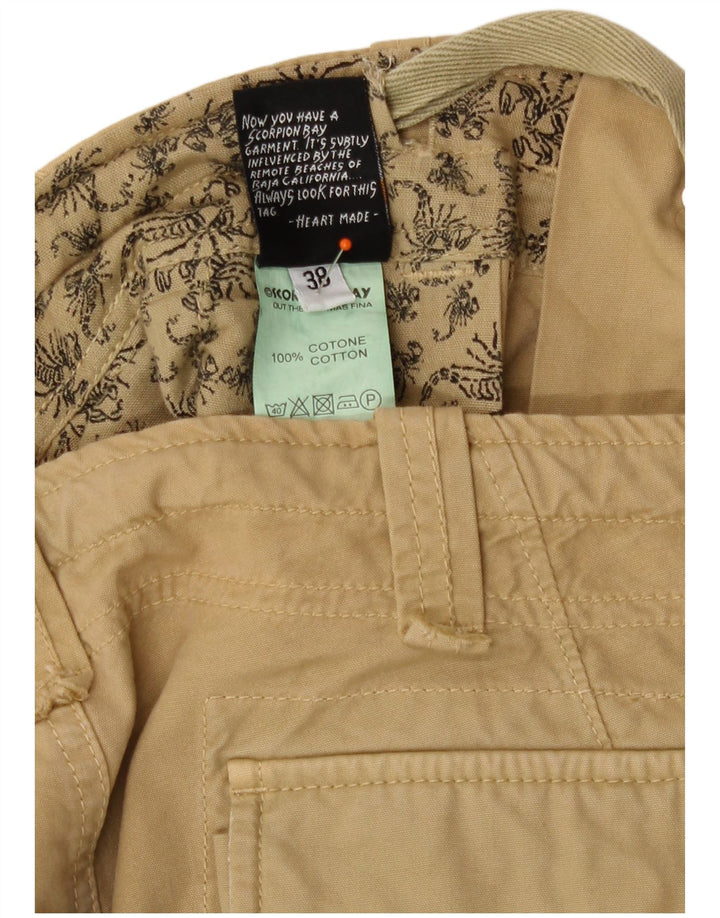 Scorpion Bay Dame Cargo Shorts W38 XL Beige Bomuld