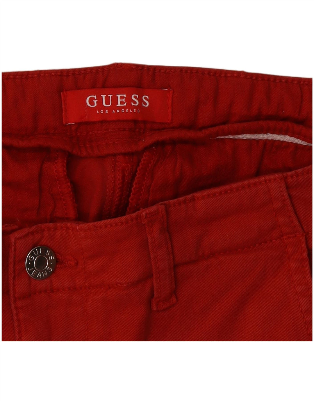 Guess Slim Chino-Hose für Damen, W32, L29, Rot