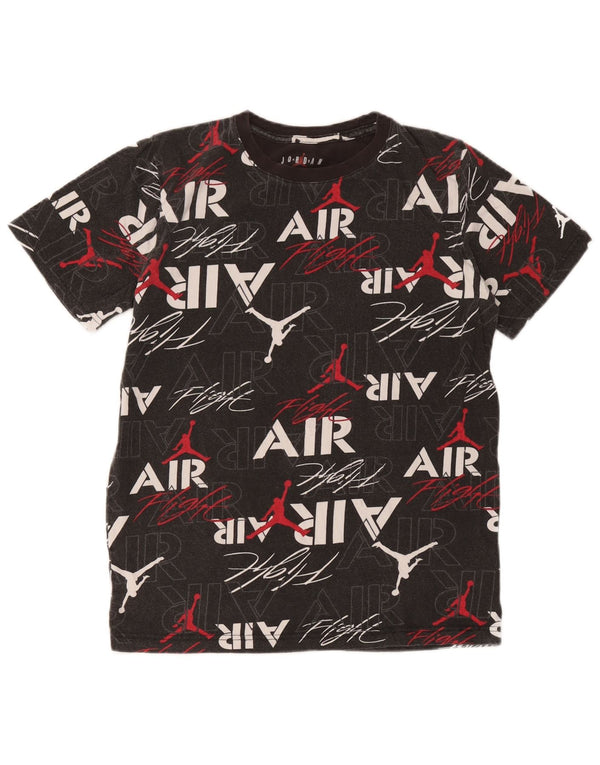 Jordan Boys Graphic T-Shirt Top 13-14 Years XL Black Cotton