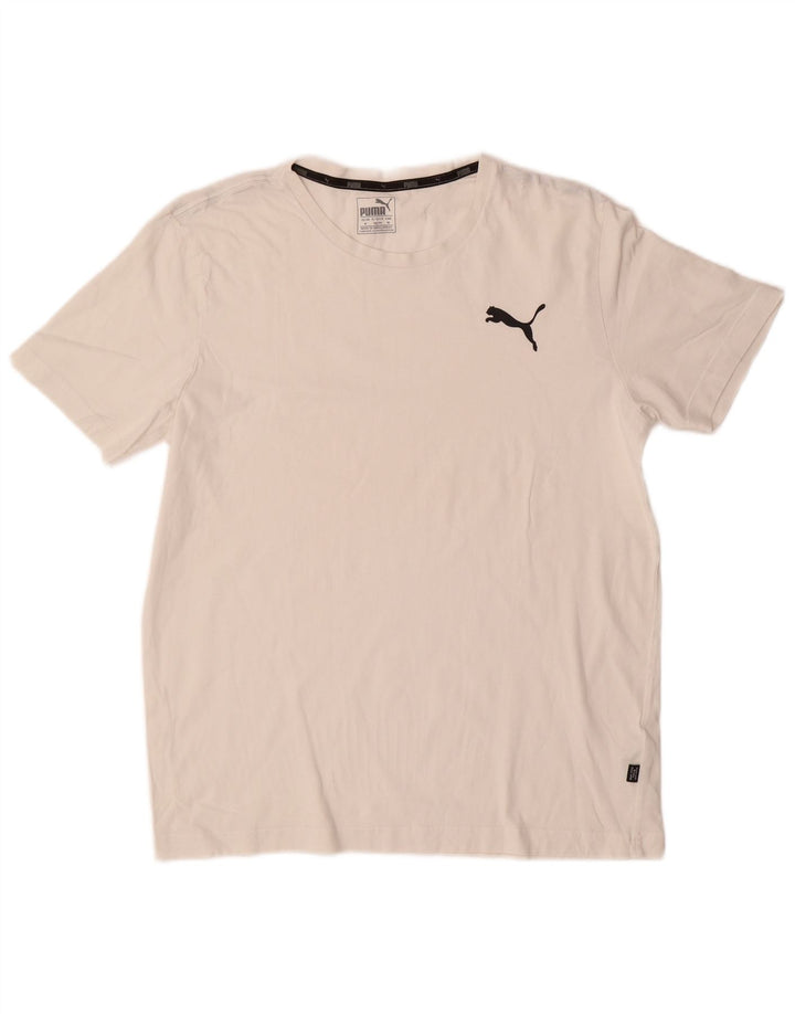 Tricou pentru bărbați PUMA Top Medium White Bumbac
