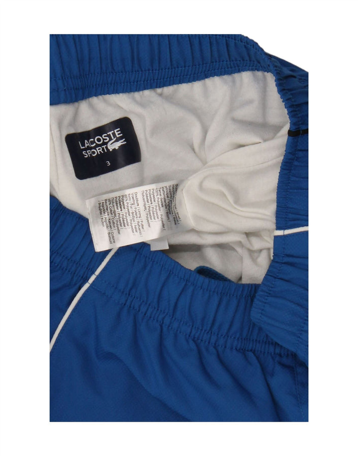 Lacoste Herren-Sportshorts, Größe 3, klein, blaues Polyester