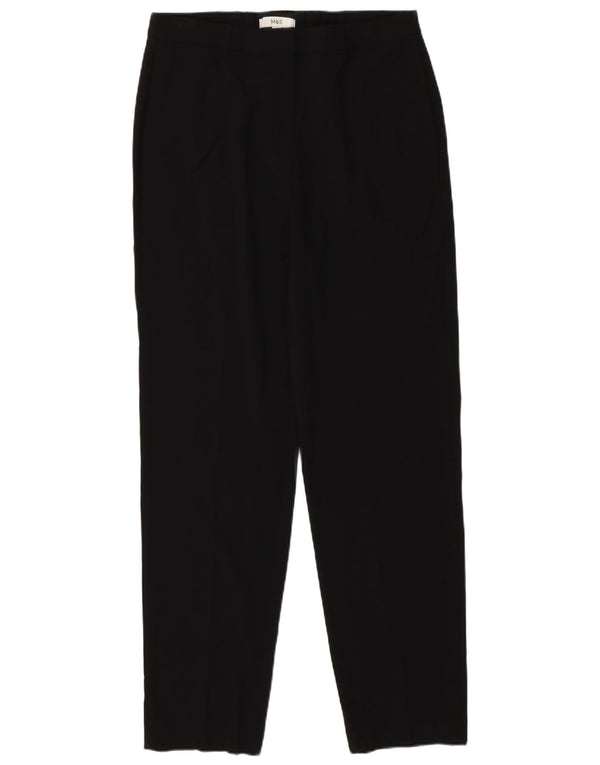 Marks & Spencer Damen Tapered Chinohose UK 14 Large W32 L32 Schwarz