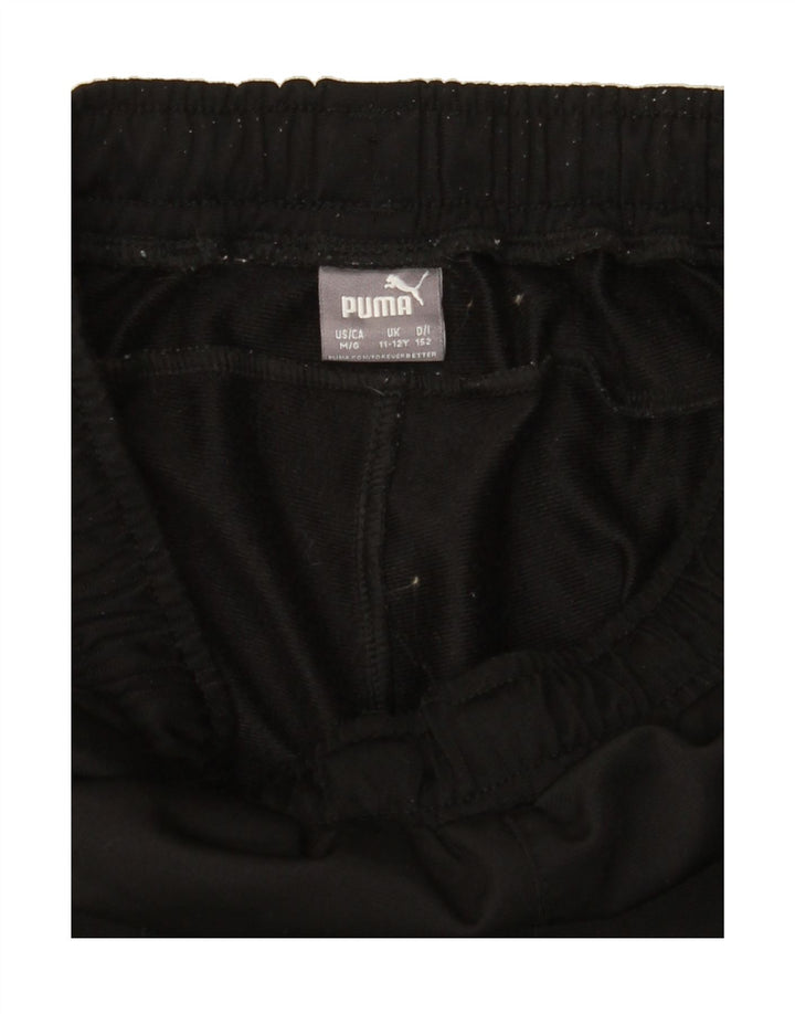 PUMA Boys Tracksuit Trousers 11-12 Years  Black Vintage Puma and Second-Hand Puma from Messina Hembry 