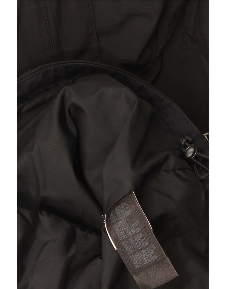 The North Face Womens Hooded Oversized Windbreaker Jacket UK 10 Small Black