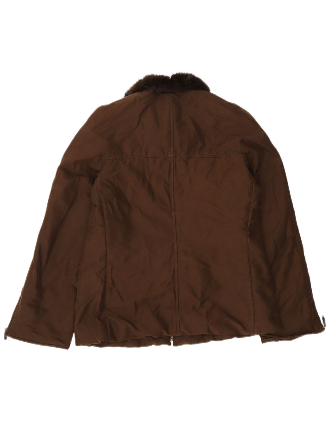 Marella Veste Bomber Femme UK 12 Marron Moyen Polyester