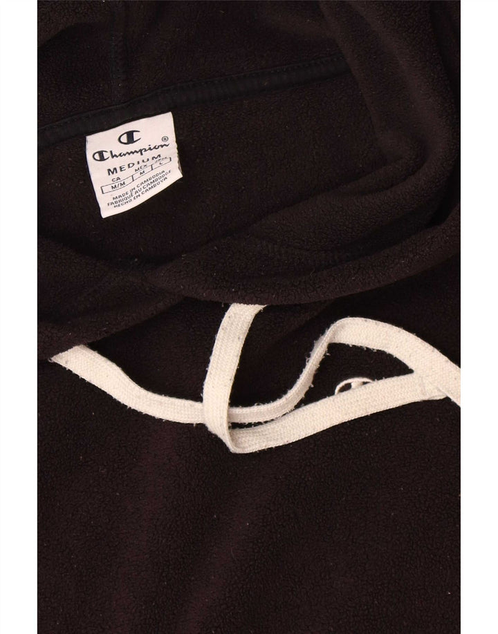 Champion Dame Hætte Fleece Jumper UK 14 Medium Sort Polyester