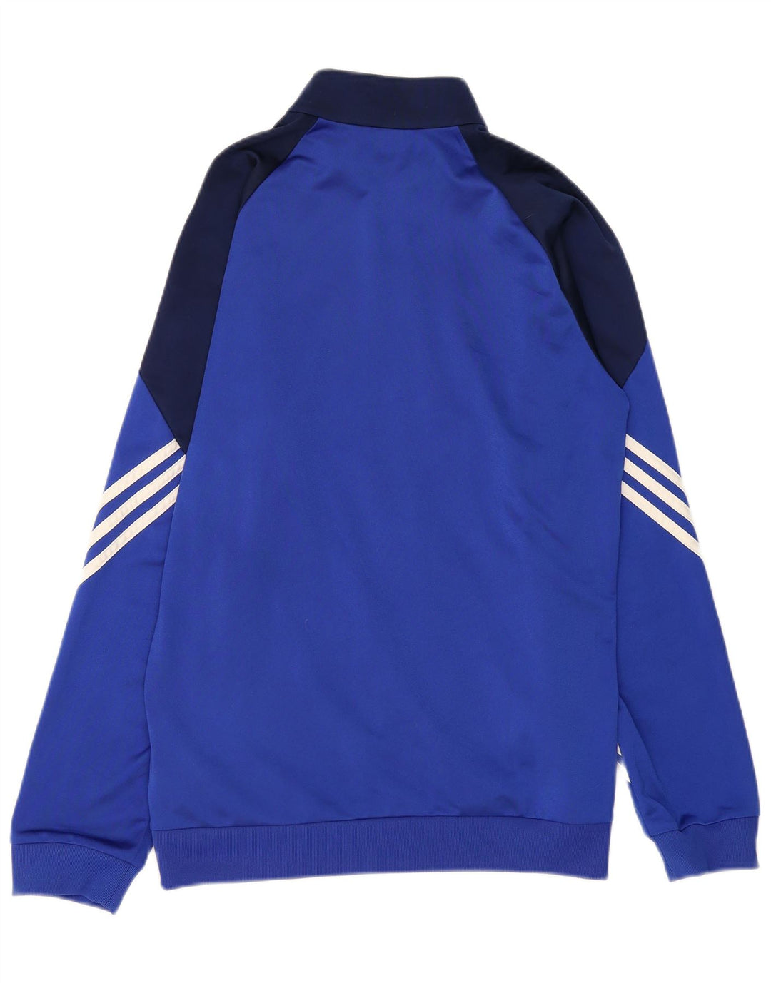 ADIDAS Mens Tracksuit Top Jacket Medium Blue Colourblock Polyester