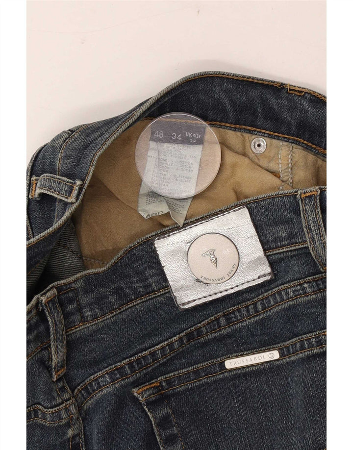 Женские джинсы Trussardi Bootcut W32 L30 синие, хлопок