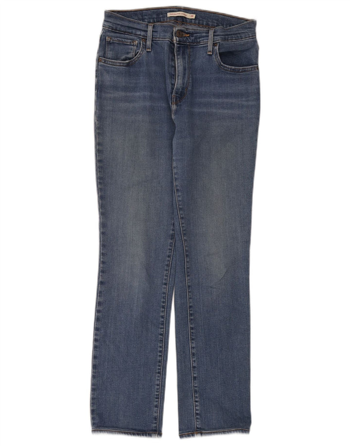 Levi's Dame 724 Højtaljede lige jeans W28 L28 Blå