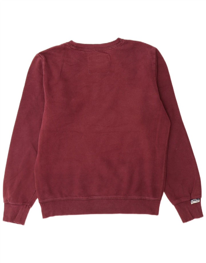 Superdry Herren-Sweatshirt mit Grafik, Größe L, Kastanienbraun, Baumwolle
