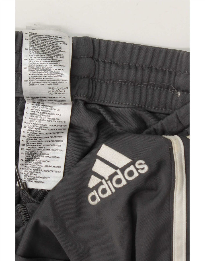 Pantaloni da tuta da uomo Adidas Joggers in poliestere grigio medio