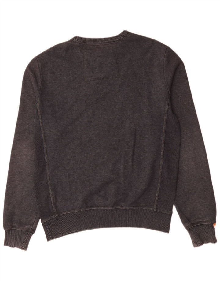 Superdry Sweatshirt til mænd, stor grå bomuld