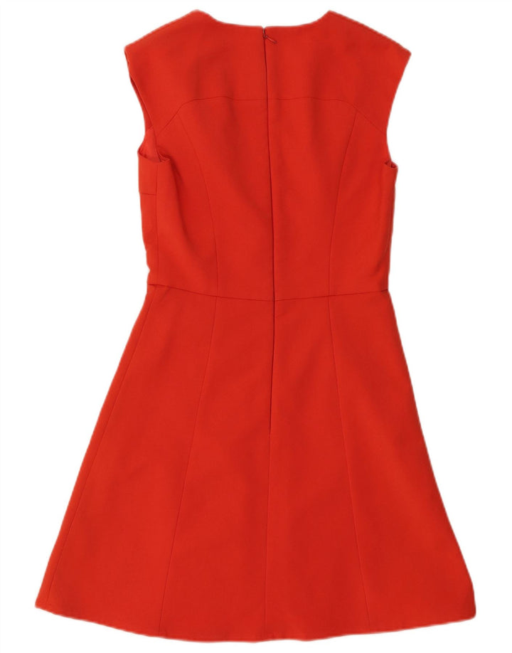 FRENCH CONNECTION Womens Classic A-Line Dress UK 10 Small Orange