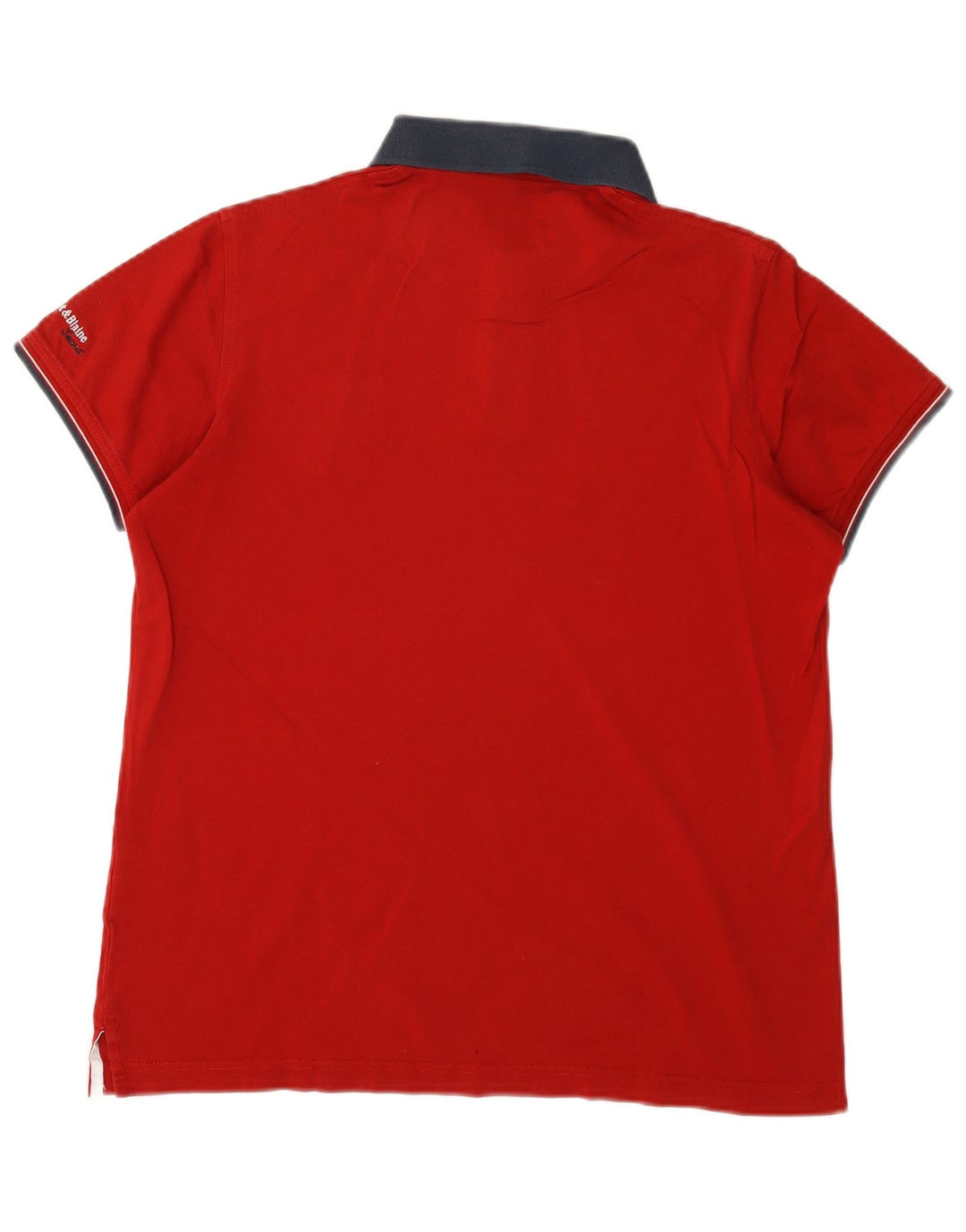 Harmont & Blaine Herren-Poloshirt mit normaler Passform, mittelrote Baumwolle