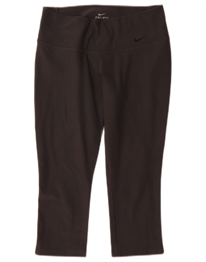 Nike Womens Dri Fit Capri Leggings UK 8 Small Black
