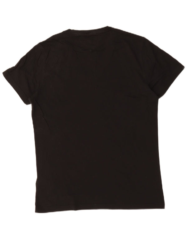 T-shirt da uomo Tommy Hilfiger Top in cotone nero medio