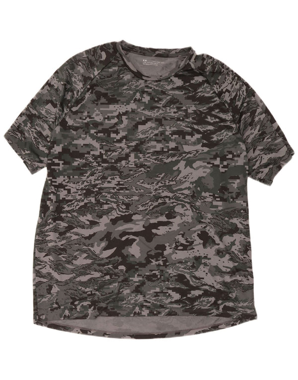 Under Armour Ανδρικό T-Shirt Top 2XL Grey Camouflage Polyester