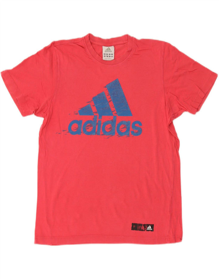 ADIDAS Mens Graphic T-Shirt Top Small Red