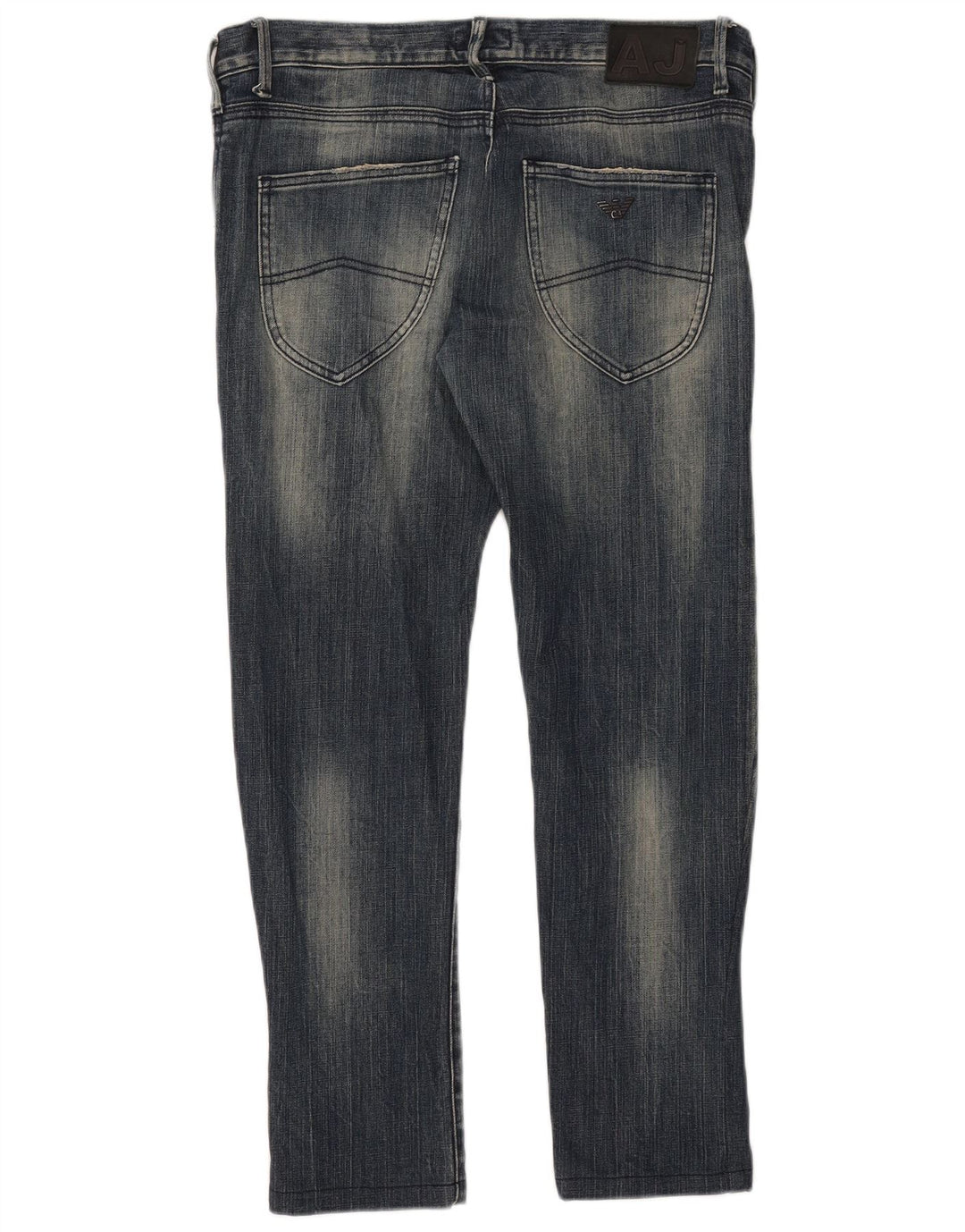 Armani Herren Slim Jeans W33 L28 Blaue Baumwolle