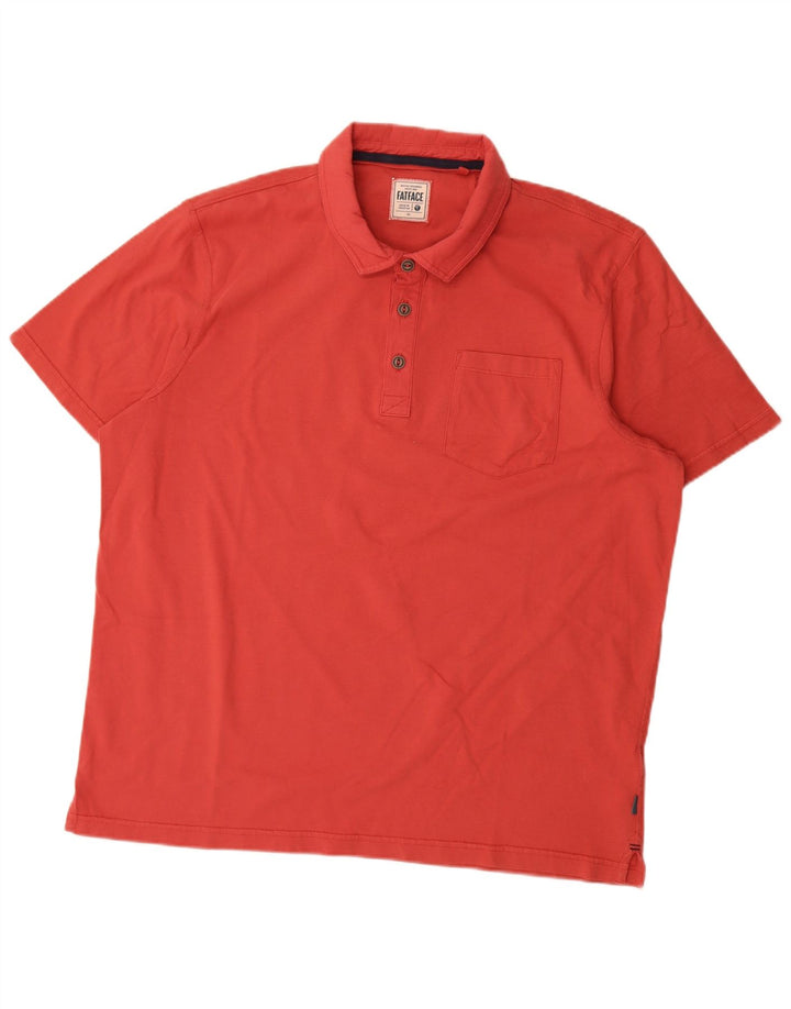 Fat Face Herre Polo Shirt 2XL Rød Bomuld