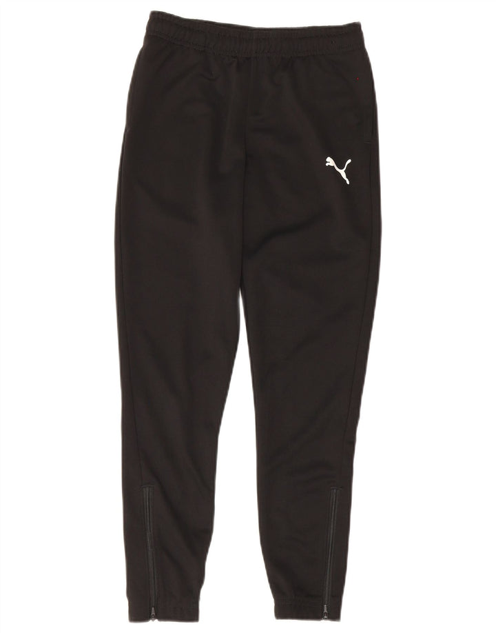 Puma Boys Tracksuit Trousers Joggers 9-10 Years Black