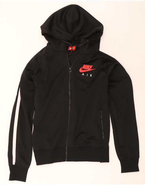 Nike Mens Air Zip Hoodie Sweater Large Black Colourblock Polyester