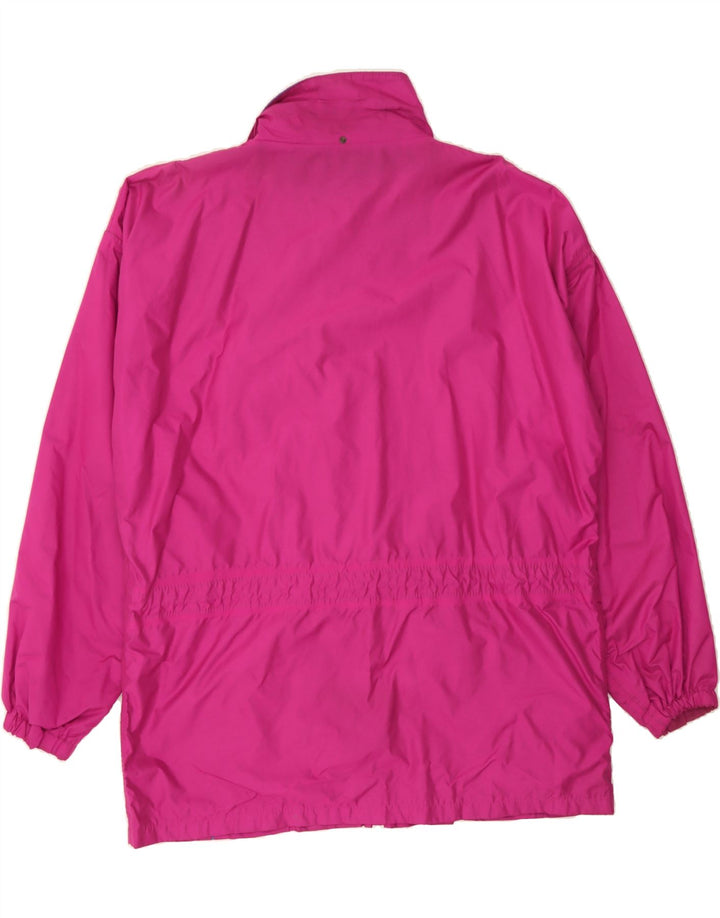 VINTAGE Mens Rain Jacket UK 42 XL Pink Colourblock Vintage Vintage and Second-Hand Vintage from Messina Hembry 