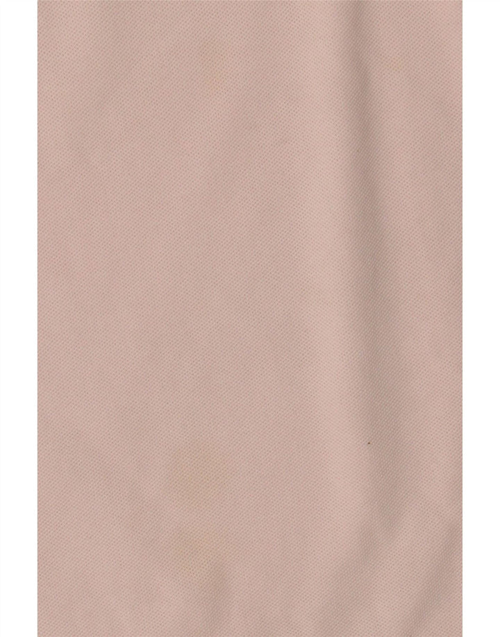 Lacoste Womens Polo Shirt Size 42 Large Pink Cotton